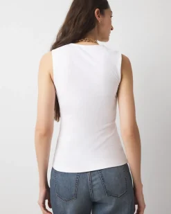 WHBMFORME™ All Ways Stretch Scoop Neck Shell*White House Black Market Clearance