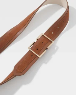 Wide Belt with Gold Buckle*White House Black Market Sale